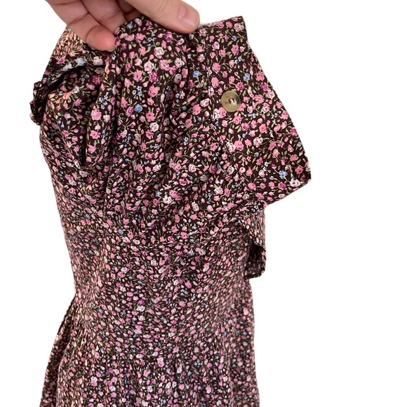 TUCKERNUCK Hyacinth House Ruffle Collar Ditsy Floral Sadie Mini Dress - Picture 4 of 16